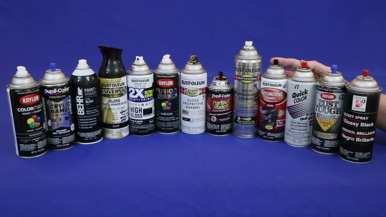 Choosing The Right Gloss Black Spray Paint