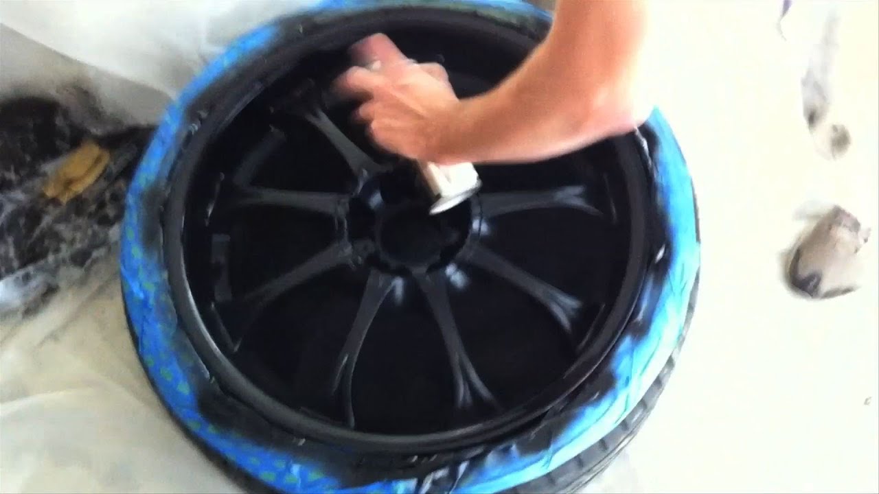 Explanation Of What Spray Painted-Black Rims Are