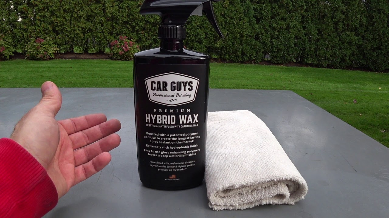 How Does Car Guys Hybrid Spray Wax Work