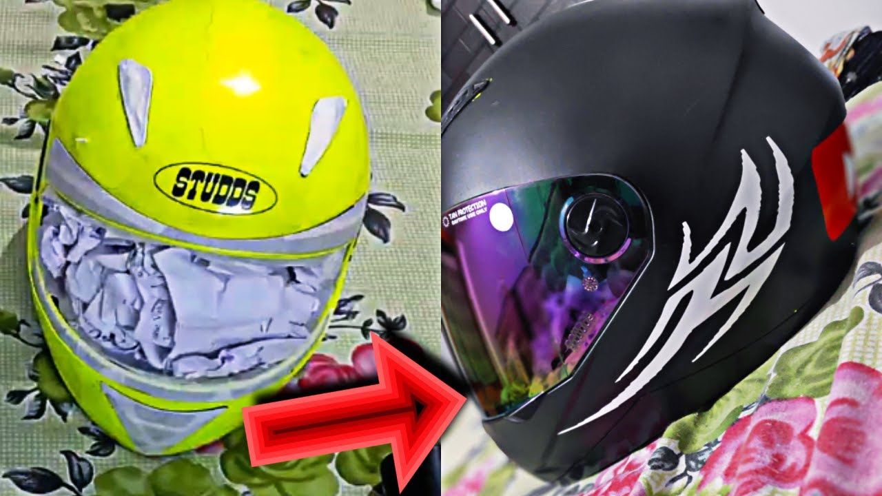How To Spray Painting A Helmet