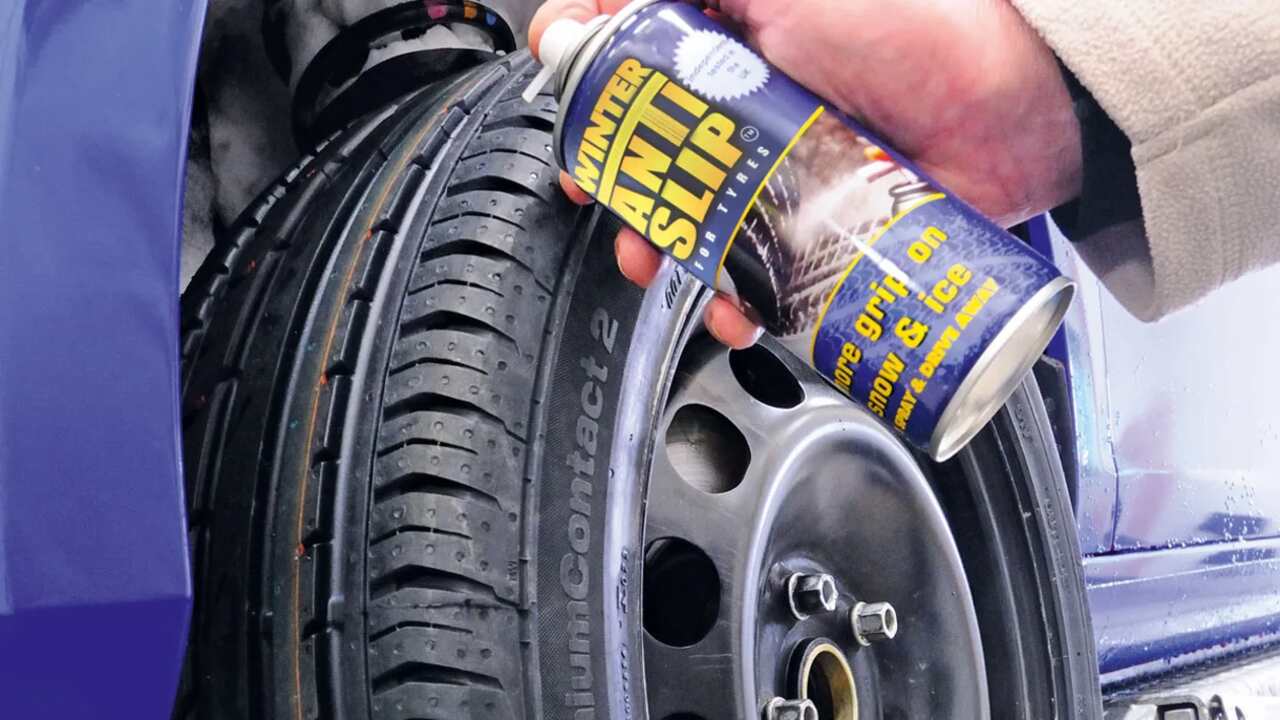 How To Use Tire Traction Spray