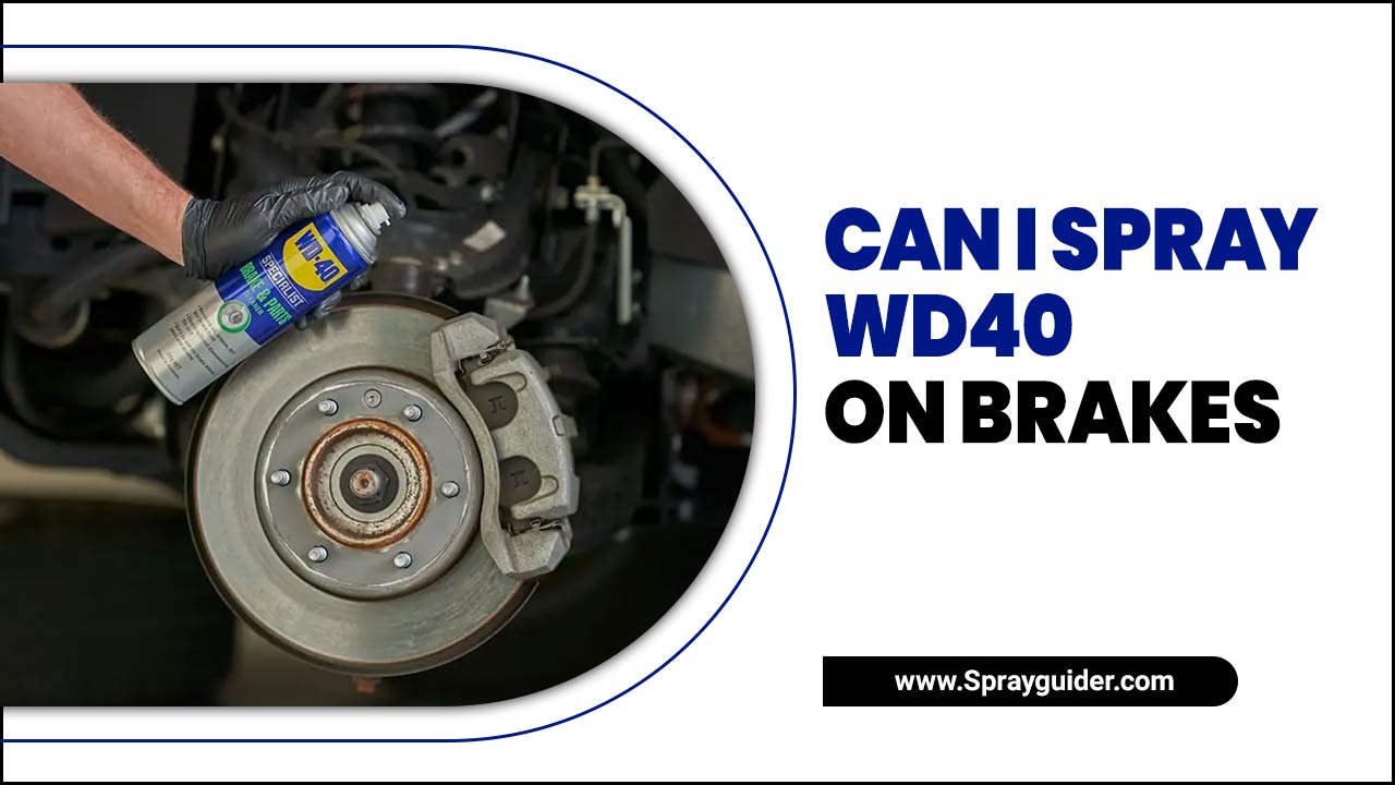 Can I Spray WD40 On Brakes